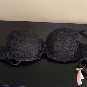 PINK Victoria's Secret Black Lace Bra